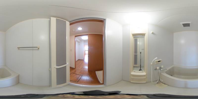 パノラマ画像バスルーム