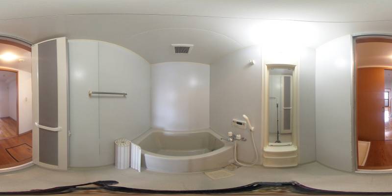 パノラマ画像バスルーム