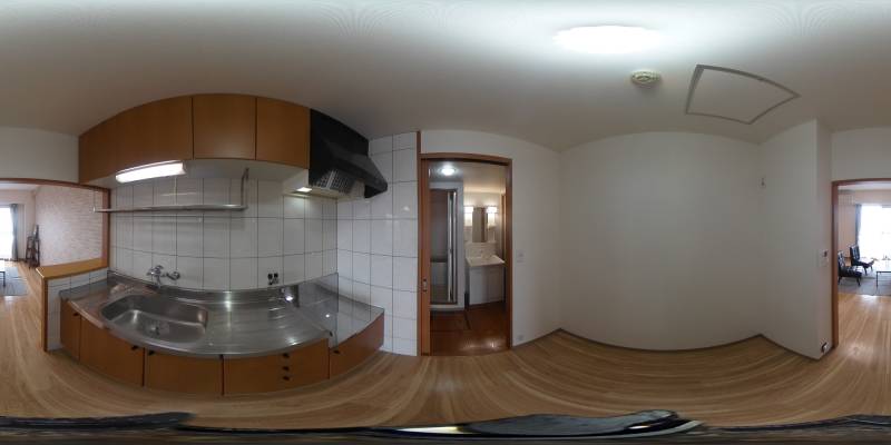 パノラマ画像バスルーム