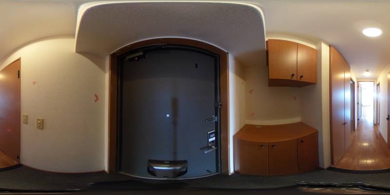 パノラマ画像玄関