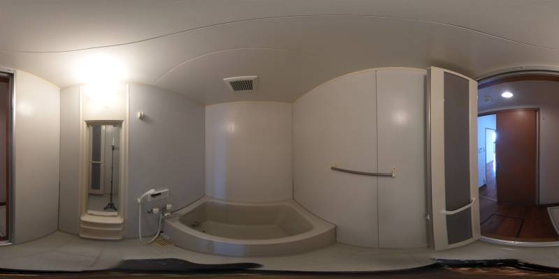 パノラマ画像バスルーム