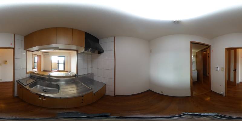 パノラマ画像キッチン