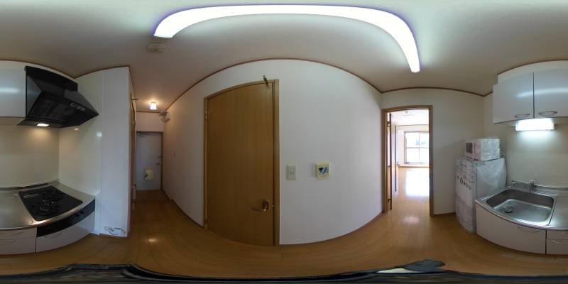 パノラマ画像キッチン