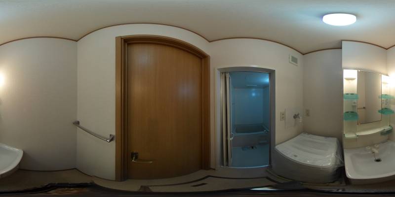 パノラマ画像洗面所