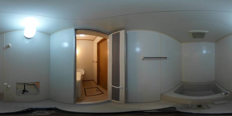 パノラマ画像バスルーム