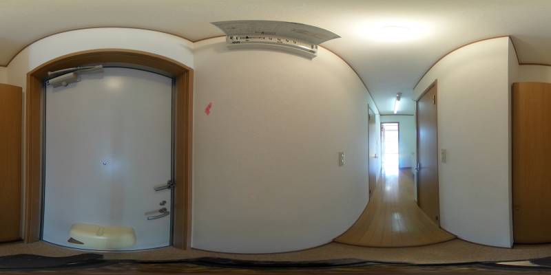 パノラマ画像玄関