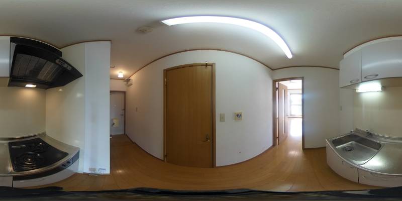 パノラマ画像キッチン