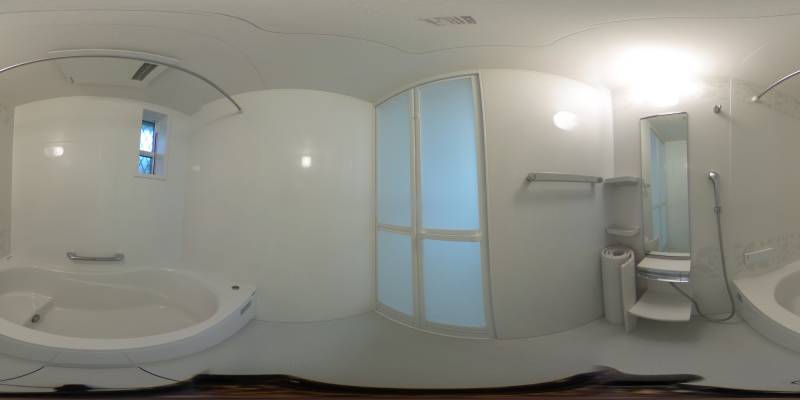 パノラマ画像バスルーム