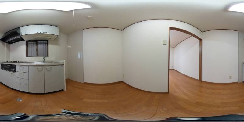 パノラマ画像キッチン