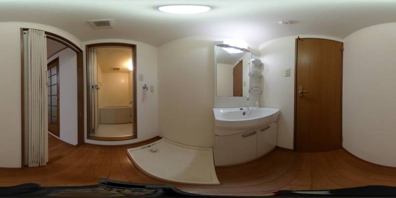 パノラマ画像洗面所