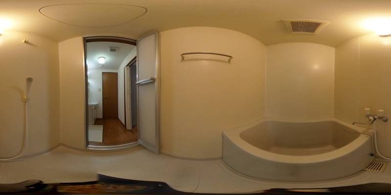 パノラマ画像バスルーム