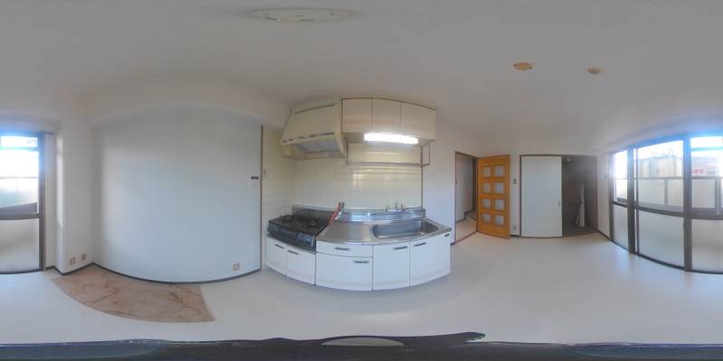 パノラマ画像キッチン