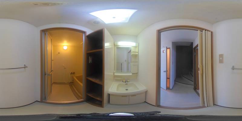 パノラマ画像洗面所