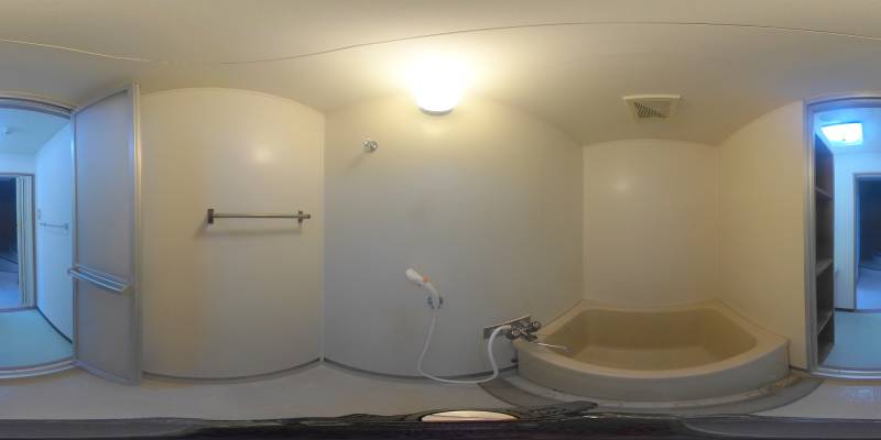 パノラマ画像バスルーム