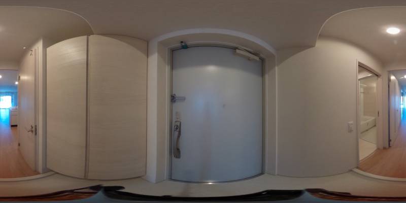 パノラマ画像玄関