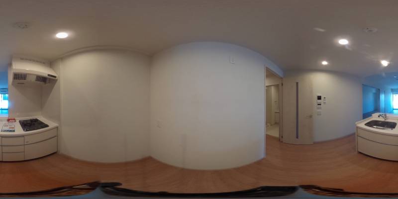 パノラマ画像キッチン