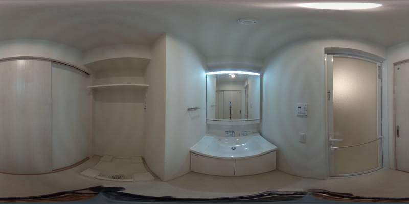 パノラマ画像洗面所