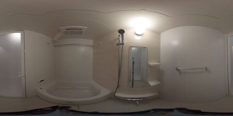 パノラマ画像バスルーム