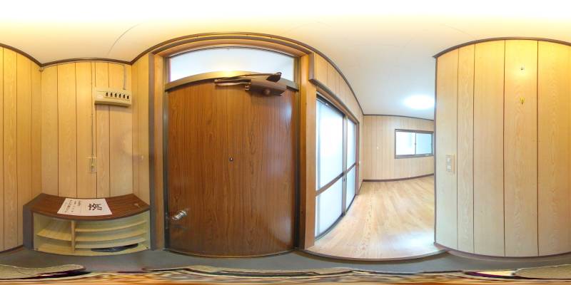 パノラマ画像玄関