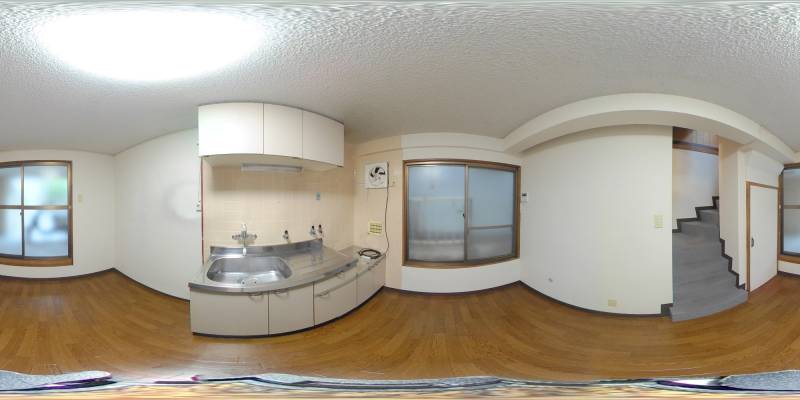 パノラマ画像キッチン