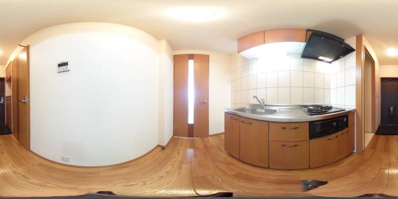 パノラマ画像キッチン