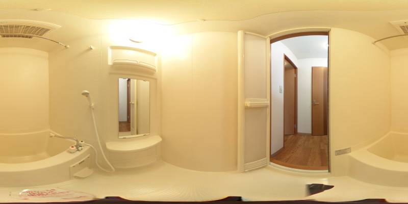 パノラマ画像バスルーム