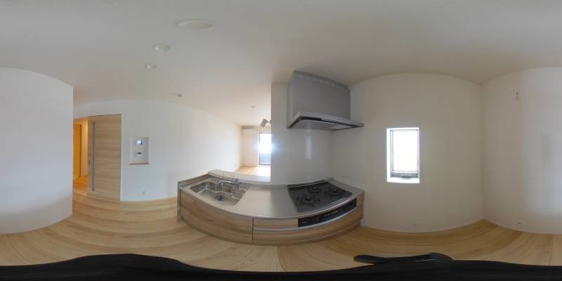 パノラマ画像キッチン