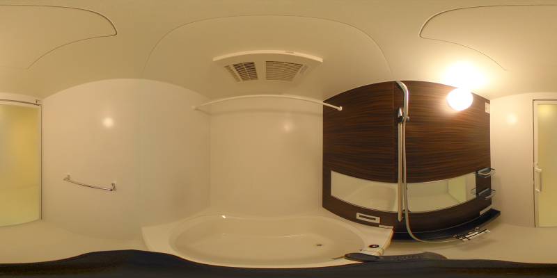 パノラマ画像バスルーム