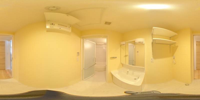 パノラマ画像洗面所