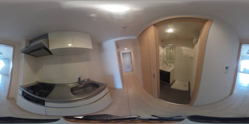 パノラマ画像キッチン