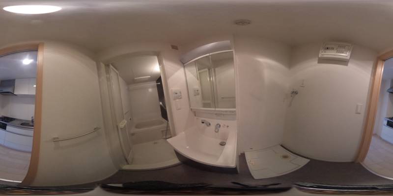 パノラマ画像洗面所