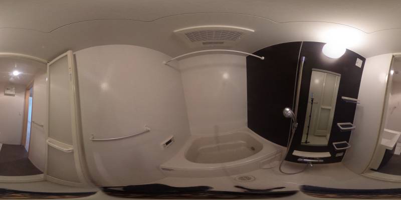 パノラマ画像バスルーム