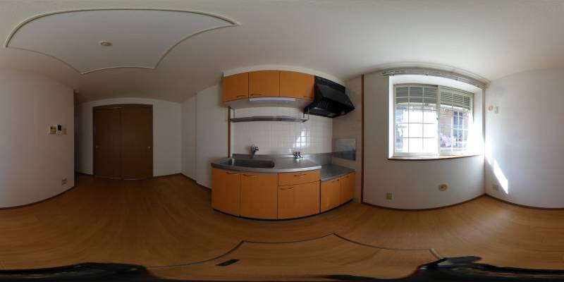 パノラマ画像キッチン