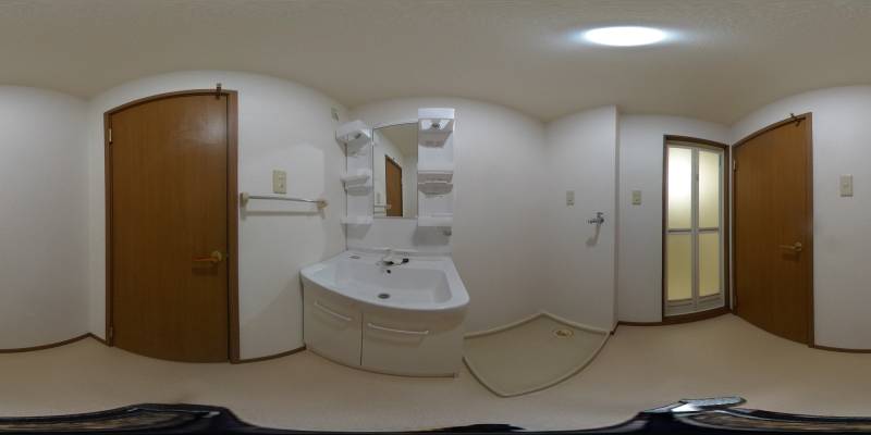 パノラマ画像洗面所