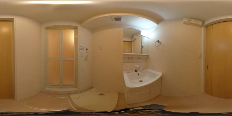 パノラマ画像洗面所