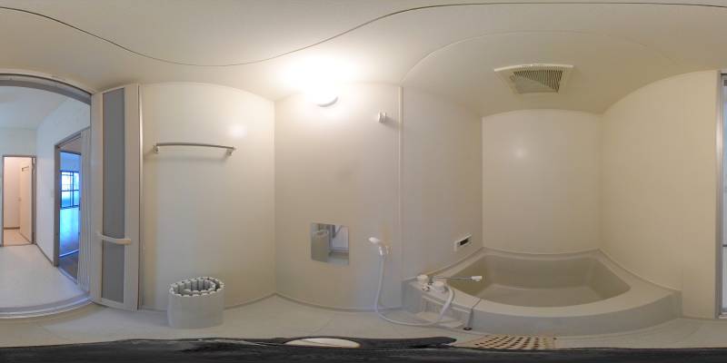 パノラマ画像バスルーム