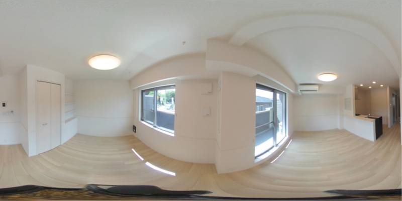 パノラマ画像リビング