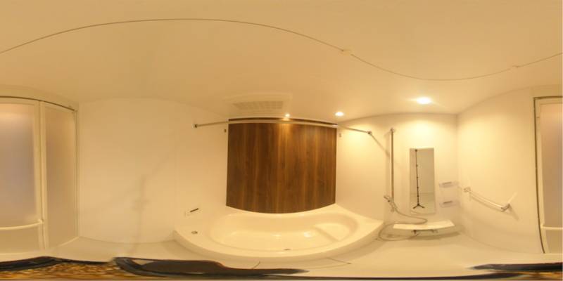 パノラマ画像バスルーム