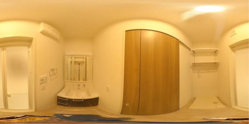 パノラマ画像洗面所