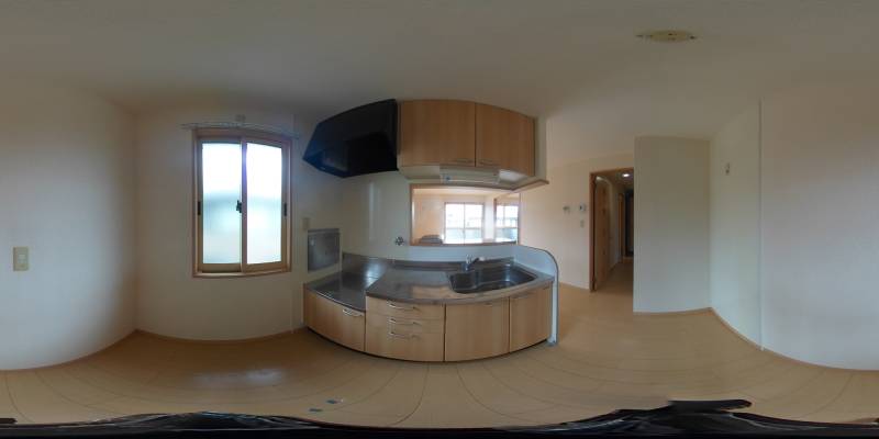 パノラマ画像キッチン