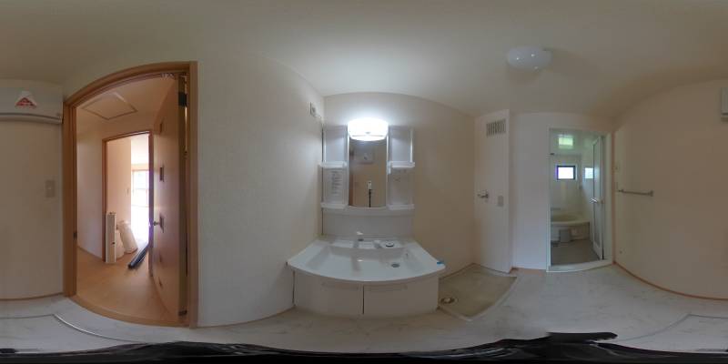 パノラマ画像洗面所