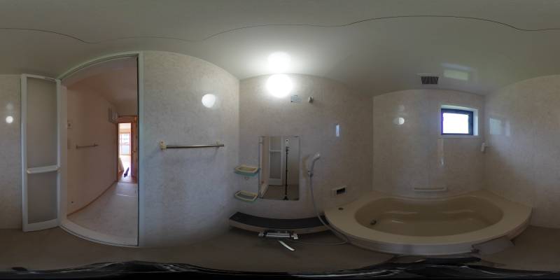 パノラマ画像バスルーム