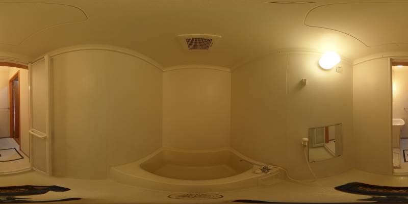 パノラマ画像バスルーム