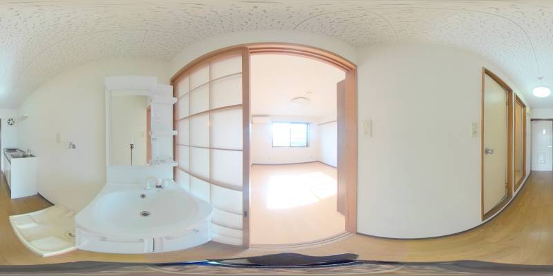 パノラマ画像洗面所
