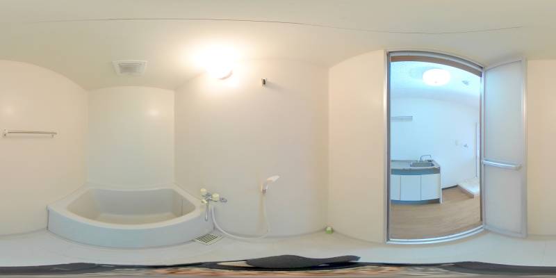 パノラマ画像バスルーム