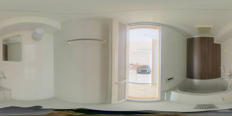 パノラマ画像バスルーム