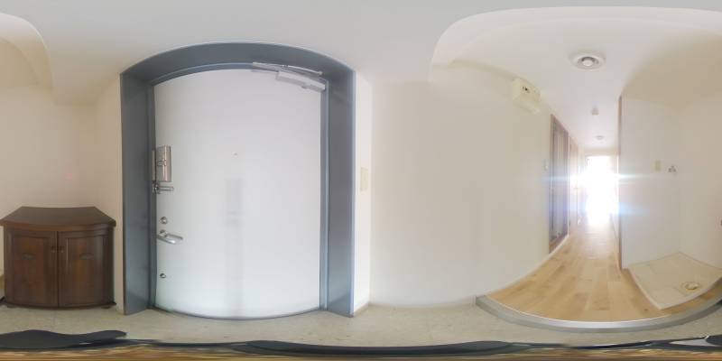 パノラマ画像玄関