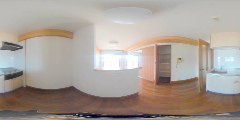 パノラマ画像キッチン