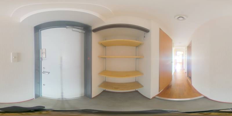 パノラマ画像玄関