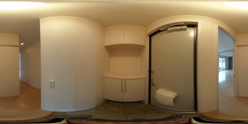 パノラマ画像玄関